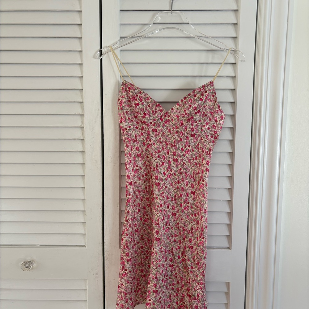 Floral Spaghetti Strap Dress